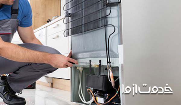 شل شدن اتصالات موتور یخچال 